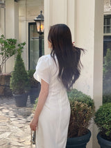 26SS★ Nadine Seersucker Tulip Wrap One Piece