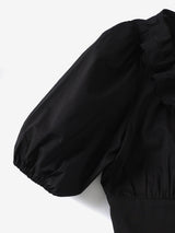 ロージーラップブラウス(Black)