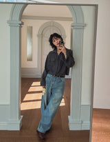 Milo Tweed Western Deck Shirt