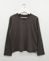 アベニューストライプロングスリーブ（4 Colors)