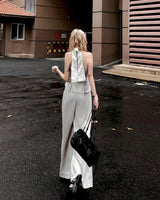THE FANCE | Wide-leg long RUBY BEBE PANTS