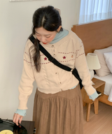 コーデュロイロングスカート