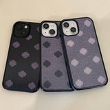 DOT GLASS BUMPER CASE_ BLACK & GRAY