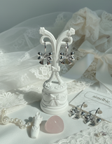 Adorable Ribbon Huggies Piercing - Silver