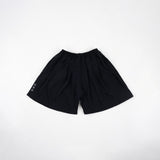FAITH FADE Noir - Basic Wide Bermuda Pants