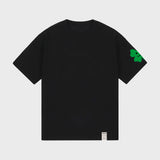 [UNISEX] One Side Clover Smile Short-Sleeved T-shirt
