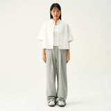 [UNISEX] トレーニングピンタックワイドパンツ