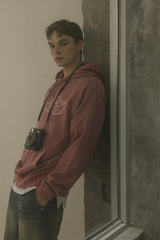 Pigment Wave Logo Hood - Indipink