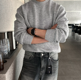  All Day Fire Wool Blend Round Knit