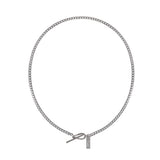 [1131] Holding Toggle Choker Necklace
