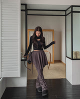 Rani wrap shirring skirt leggings set