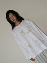 JUMP LONG SLEEVE T (CLOUD WHITE)
