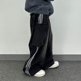  denim track cargo pants