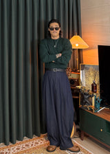 Men's カシミアウォッシャブルラウンドニット 20COLOR