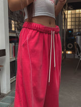 pigment line wide banding pants