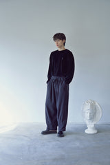 2-LAYER MICRO FLEECE SWEAT PANTS (Black)