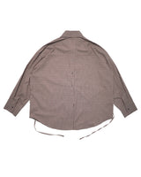 OPEN STRAP CHECK SHIRT