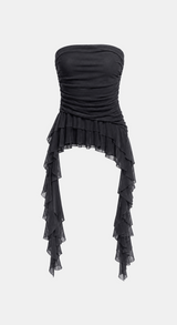 Auri Ruffle Tube Top