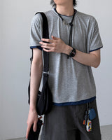 Pastel Layered Short Sleeve T-shirt