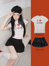 My Love Puppy Lovely Short Sleeve T-shirt