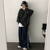 Dews シックボクシーツイードニット
