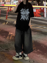 panel denim carpenter pants