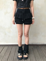 Coco Frill Layered Skirt Pants