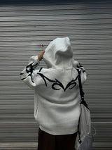Irie knit zip-up white