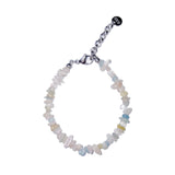 mini gemstone bracelet (pink)