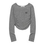 シグネイチャーロゴuネックシャーリングtシャツ