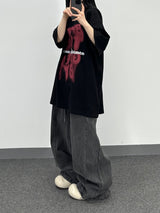 ブリーディングレッドTシャツ
