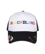 BBD アンカバーカラーズロゴトラッカーメッシュキャップ (ブラック)