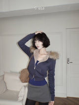 2025 Wolf Joe Hoodie In Navy