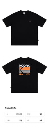 アイスポップグラフィック半袖Tシャツ【ブラック】