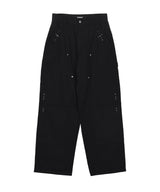 Stud Detail Carpenter Denim Pants_Black