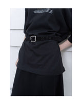 レタリングTシャツ ブラック