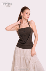 Mild Halter Strap Tube Top