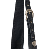 [Ham Junsoo Collaboration] HH ウォッシュドナイロンベルト付きバッグ (Denim Black)