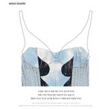 DENIM CORSET TUBE TOP_LIGHT BLUE