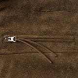 (MADE) ONE PICK WESTERN BIKER SUEIDE JACKET-BROWN