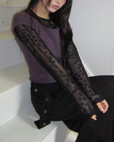 Rodik Star Sheer Long Sleeve T-Shirt
