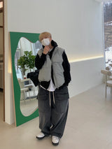 Two Pocket Balloon Big Denim Pants 2C