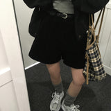[Belidmade/thigh correction]クレイゴールデンピンタックショーツ