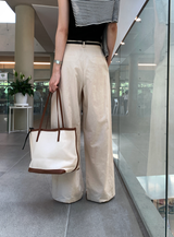 El's Summer Linen Wide Slacks / 2 colors