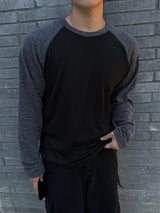Slub raglan long sleeve