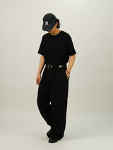 IN Waffle Henry-neck 1/2 T