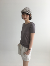 トゥルーボタンベーシックTシャツ (6color)