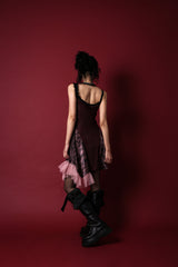 MIDNIGHT AFTER PARTY DRESS #WINE