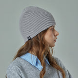 VA Curved Logo Waffle Beanie / Gray