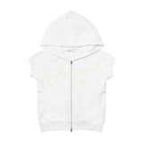 HOTFIX PUFF SLEEVE HOOD ZIP-UP (IVORY) F26QB151